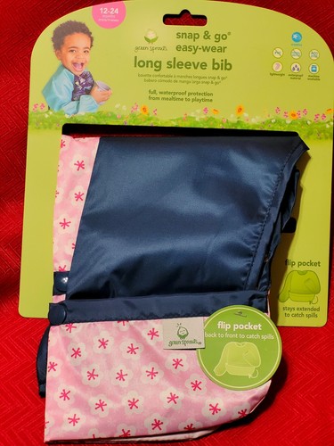 Long sleeve bib months - bib, 12-24