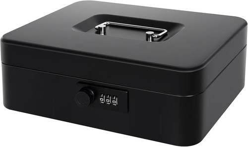 Secure large cash box with - box,