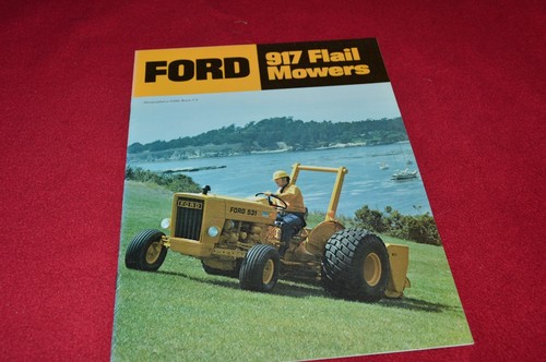 Ford tractor 917 flail - tractor, mower