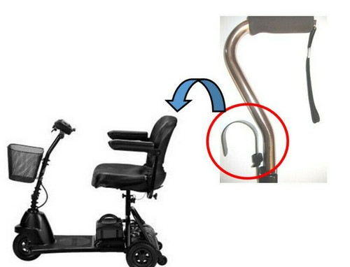 Over the scooter cane - the,