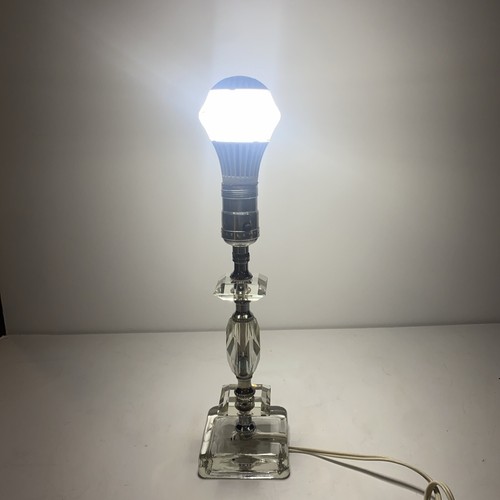 Vintage mcm glass lamp - vintage, vanity