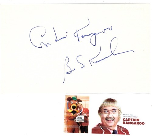 Captain kangaroo bob keeshan - kangaroo/bob,