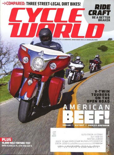 Cycle world magazine april - cycle,