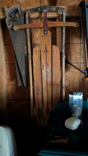 Antique sled - antique,