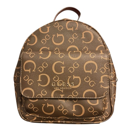 Guess brown tan logo - brown/tan, mini
