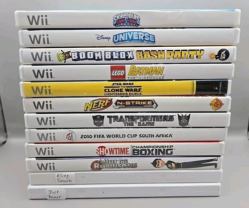 Large lot nintendo wii - lot,