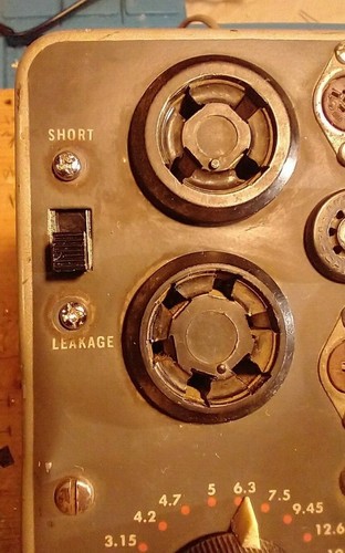 Heathkit tube tester - heathkit, slide