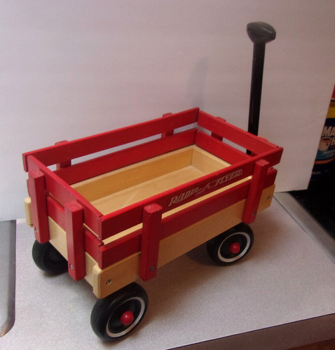 Radio flyer red - red, wooden