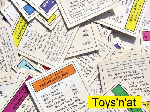 Monopoly property deed card - property,