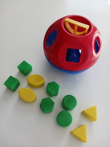Shape sorter ball toy with - toy,