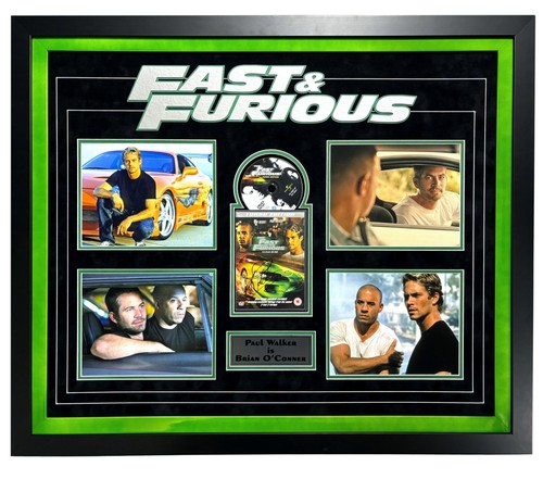 Paul walker autographed - walker, &