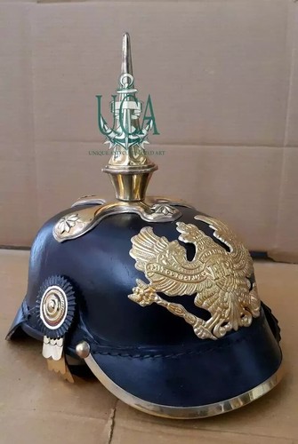 German pickelhaube black