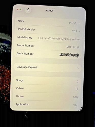 Apple ipad pro inch 3rd - 12.9-inch, (3rd