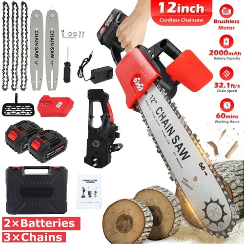 Cordless chainsaw 21v - 12",