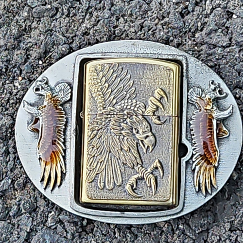 Vintage official zippo belt - vintage**official**zippo,