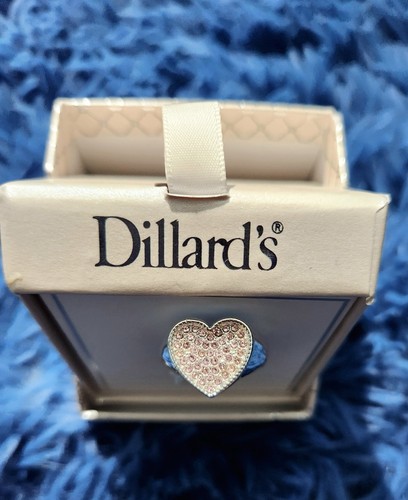 Dillard heart ring silver - dillard's,