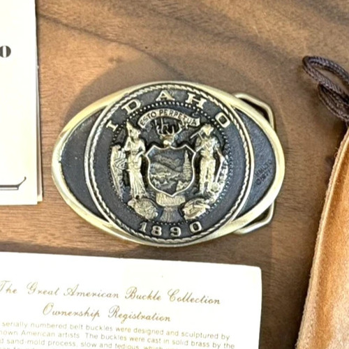 Vintage idaho state - state, seal