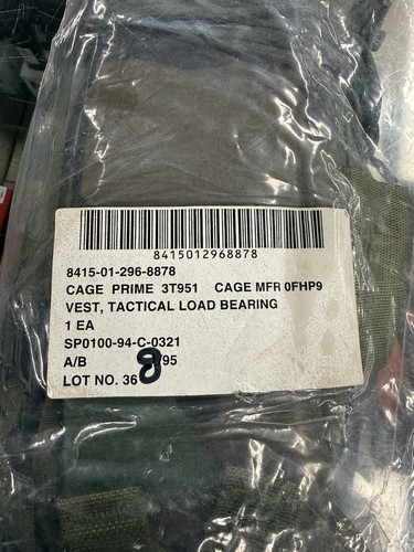 Usgi enhanced tactical load - tactical,