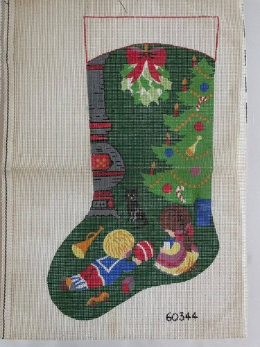 Vintage christmas stocking - christmas,