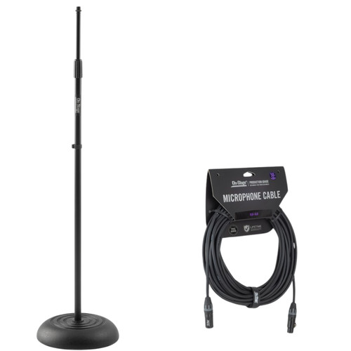 Round base microphone stand - base, +