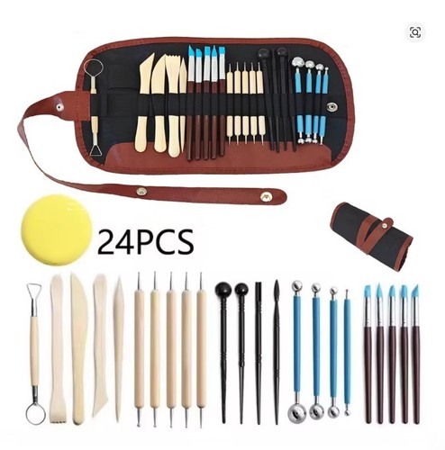 23pcs clay sculpting tools set - clay,