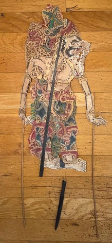Antique wayang kulit leather - antique,