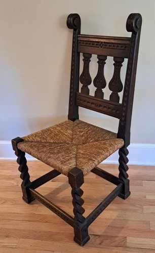 Antique 19th jacobean - c,