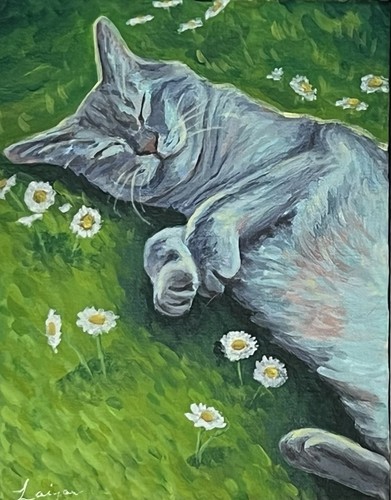 Custom pet portrait - portrait, 5x7”