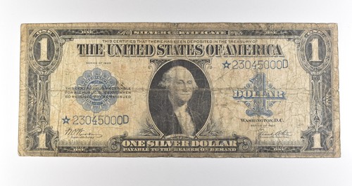 1923 silver certificate - $1,