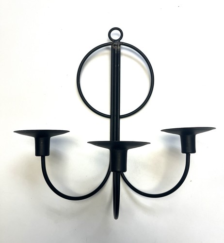 Vintage mcm black wrought iron - vintage,
