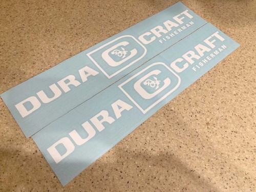Duracraft vintage boat decal - duracraft,