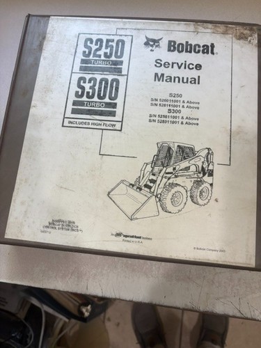 Bobcat s250 s300 turbo skid - bobcat,