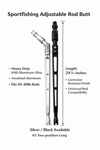 Adjustable rod butt offshore - rod,