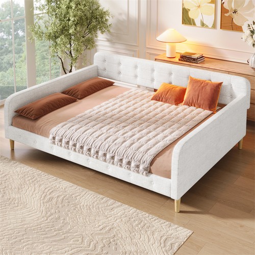 Queen size upholstered daybed - size,