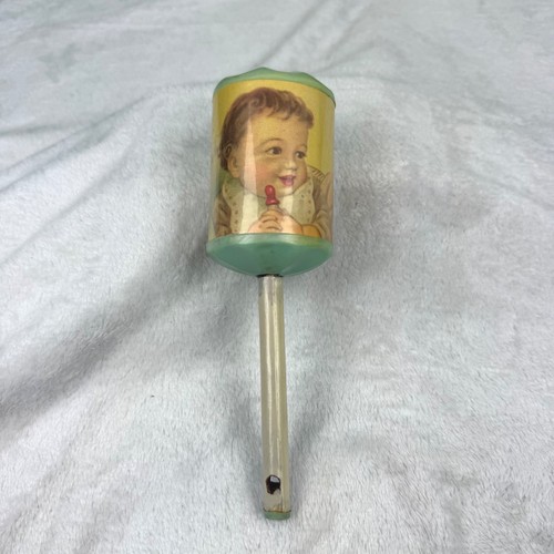 Vintage celluloid baby - celluloid, rattle