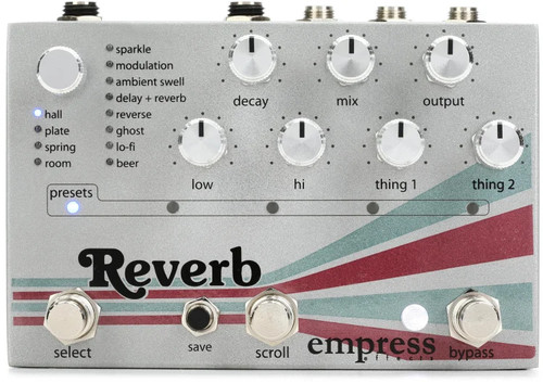 Empress effects reverb pedal - empress,