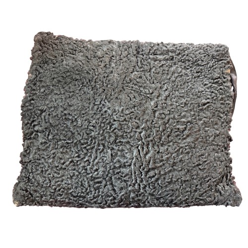 Vintage black faux persian - black,