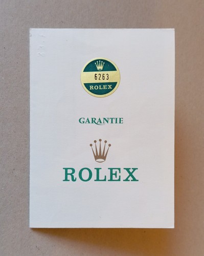 Rolex guarantee warranty paper - rolex,