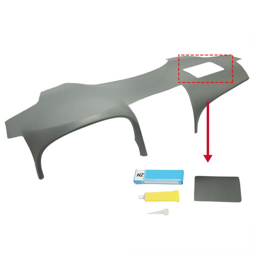 Gray dash board cover - board, for