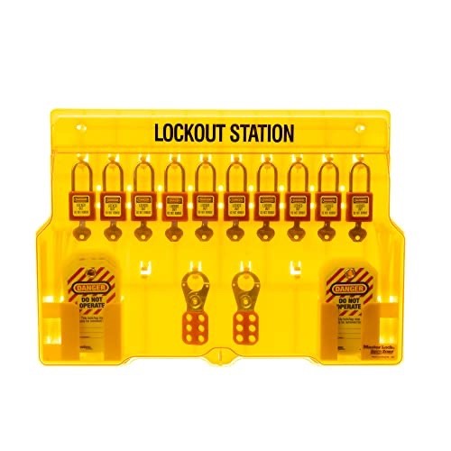 Master lock lockout - lock, tagout