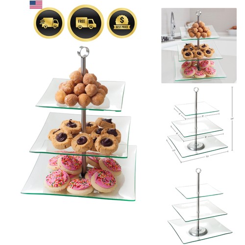 Dessert stand tier square - dessert,