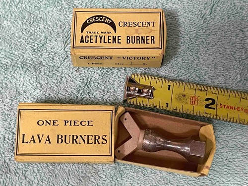 Antique parlor gas lamp burner