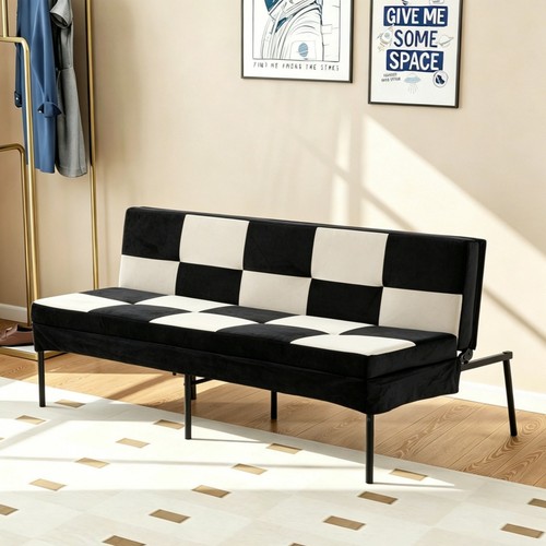 Modern contemporary velvet - 63",