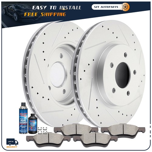 Front brake rotors - brake, discs