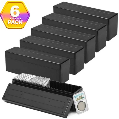 Packs coin storage box case - 6,