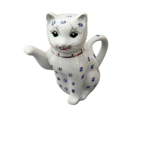 Vintage ceramic cat - vintage, teapot