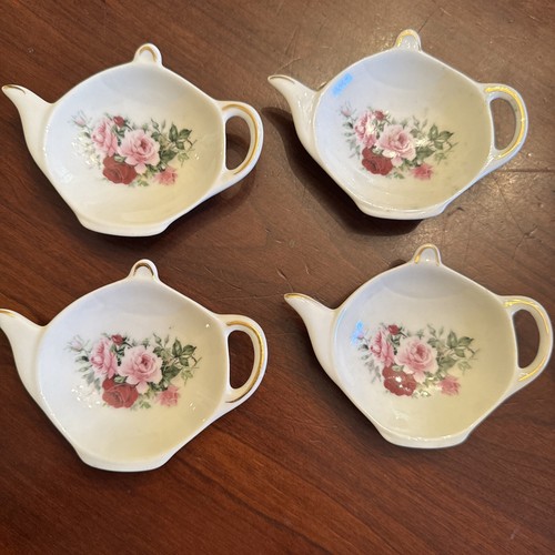 Porcelain tea bag holders - tea,