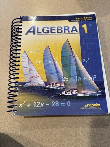 Abeka algebra teacher - 1,