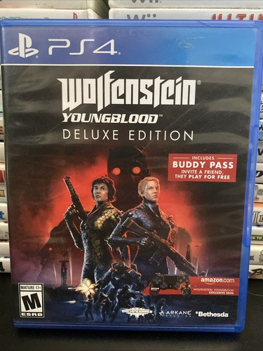Play station ps4 wolfenstein - play,