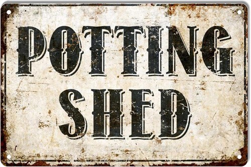 8x12 potting shed tin - potting,